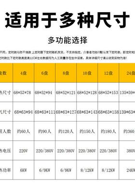 商用蒸饭车蒸饭柜电蒸箱学校食堂自动蒸饭电热多功能蒸饭