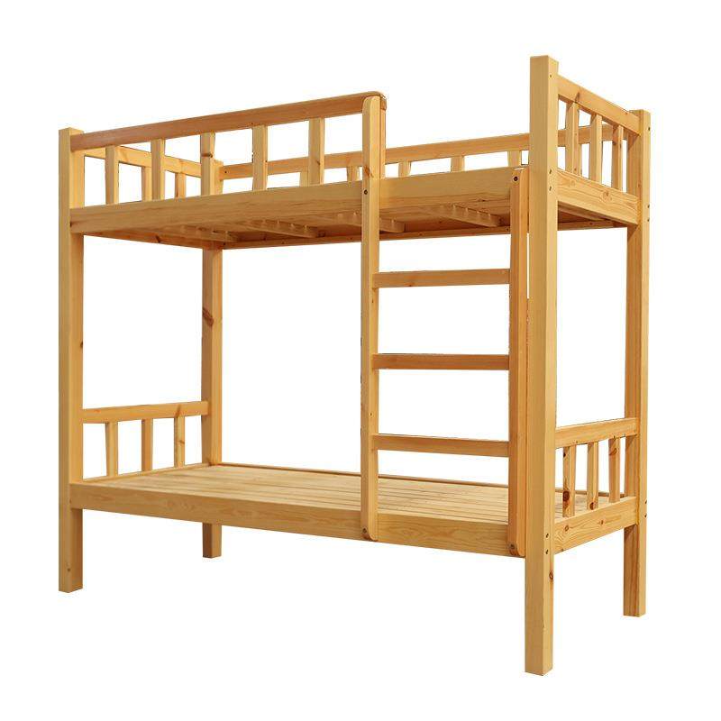 实木上下床两层儿童小户型高低床带扶梯成人宿舍木床子母床上下铺,淘宝优惠券,粉丝福利购,淘宝优惠卷