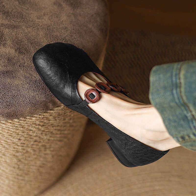 法式复古一字带浅口玛丽珍鞋女复古配裙子单鞋软底豆豆鞋定制,淘宝优惠券,粉丝福利购,淘宝优惠卷