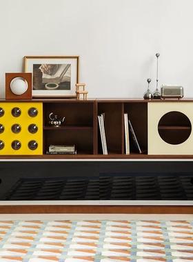 泡泡储物柜中古风边柜组合电视柜子设计师客厅沙发餐厅家用餐边柜