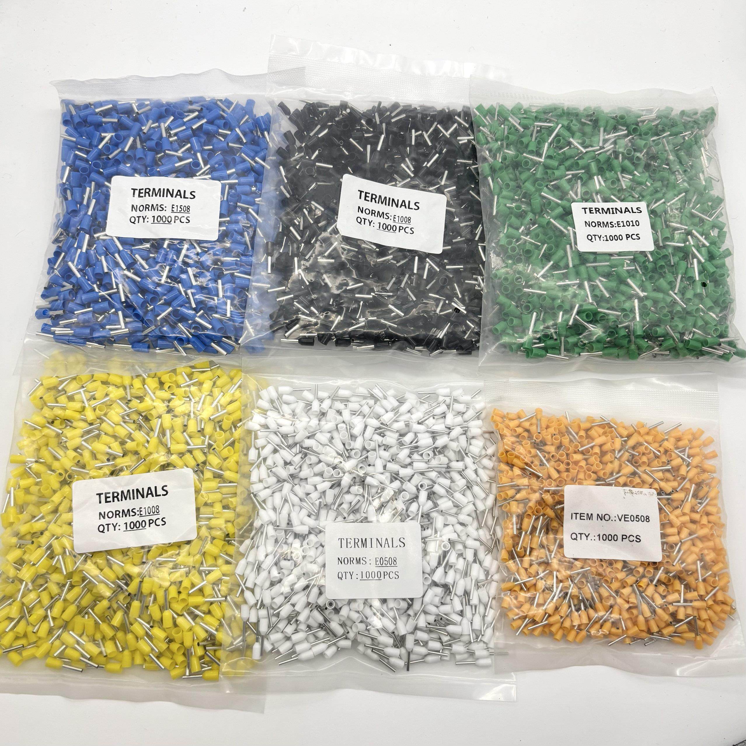 VE0508管型绝缘针形端子E1008E7508E1508E2508插针冷压接线铜鼻子,淘宝优惠券,粉丝福利购,淘宝优惠卷