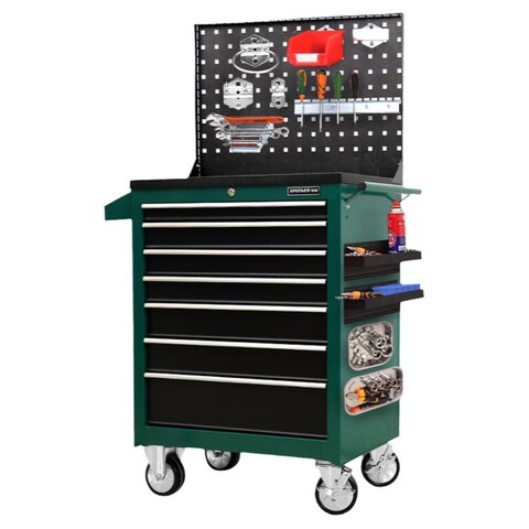 箱车间用工具柜 抽屉式多功能维修工具 绿林汽修工具车 移动铁皮柜子