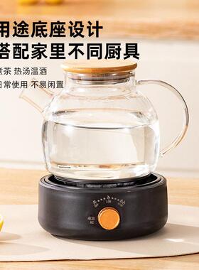 110V美规电热炉煮茶器家用插电养生杯花茶壶底座500W迷你小型茶炉