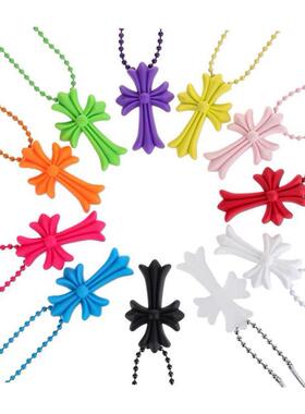 Personality hip hop retro cross necklace male fashion