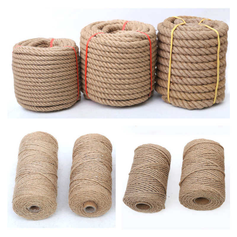 粗麻绳绳子手工编织复古捆绑黄麻绳  手工DIY材料复古风装饰吊顶,淘宝优惠券,粉丝福利购,淘宝优惠卷
