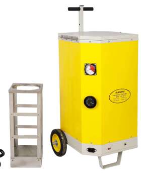 电焊条保温筒PE-5A/T电压110-220V 150℃装25KG焊条调温温度表