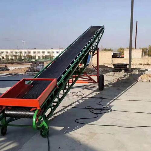 厂家皮带输送机 粮食运输机伸缩输送机 玉米棒装囤折叠装车输送机 - 图0