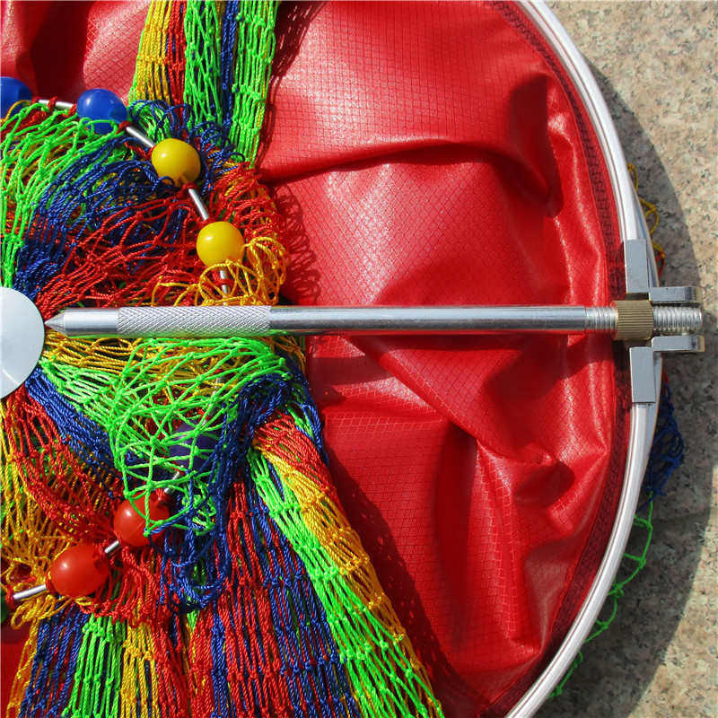 批发花色黑坑鱼护 不锈钢防挂渔护尼龙线手工编织竞技垂钓用品,淘宝优惠券,粉丝福利购,淘宝优惠卷