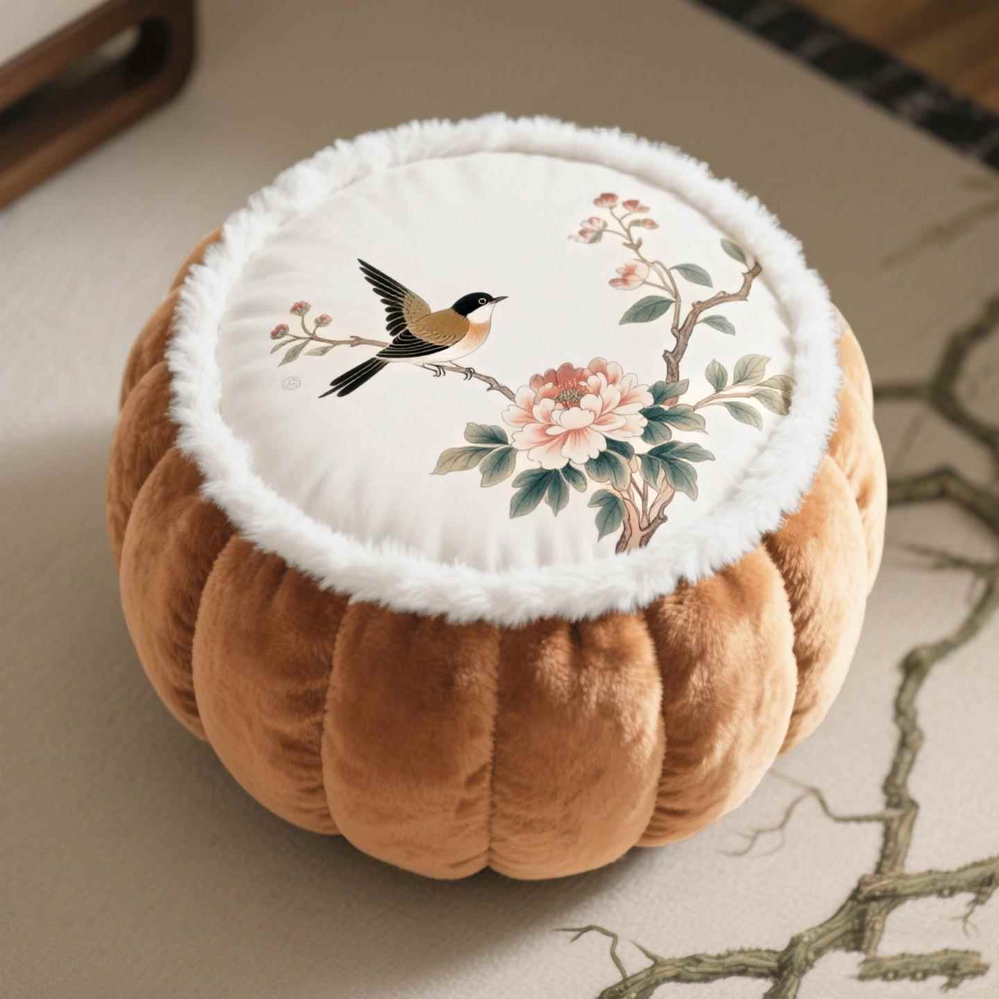 Pouf, futon, cushion, pillow, living room, multi-purpose tatami, Chinese-style cushion, bay window, bedroom, reading floor, footrest
