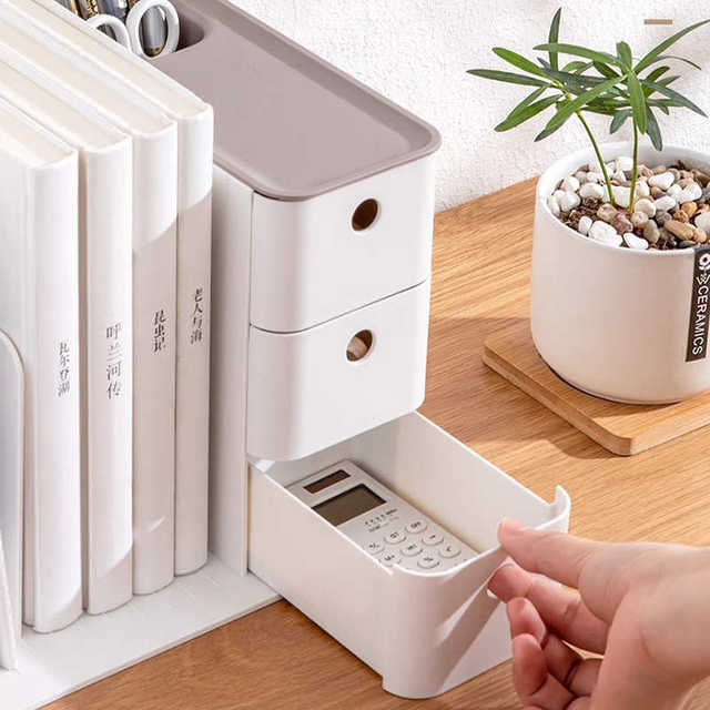 Cross-border desktop book file storage box storage rack student drawer office book stand desk sorting tool