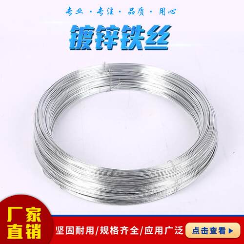 厂家镀锌铁丝18号捆铁丝12mm铁丝吊UCE顶铁.丝扎打包建筑铁丝 - 图2