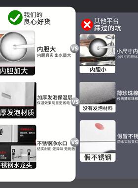 五羊商用开水器工厂车间大容量烧水器饭店开水机全自动电热开水炉