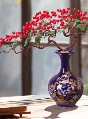 天然新中式玉雕水晶玉髓工艺品客厅家居饰品玉器乔迁送礼玄关摆件