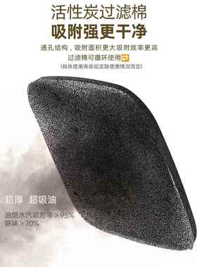 贝塔尼桌面油烟机家用客厅火锅烧烤抽吸油烟烤肉排烟神器小型便携