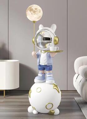 网红太空人航员DEL落地摆件居客厅户入电视柜沙发家旁边卧室装宇