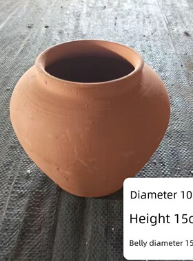 五色土陶罐老式土陶盆粗陶罐聚宝盆陶罐器皿五方土五行土专用容器