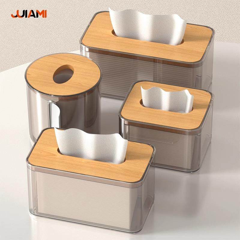 简约餐桌纸巾盒客厅透明高档茶几创意卫生纸盒商用高级感创意卷筒,淘宝优惠券,粉丝福利购,淘宝优惠卷