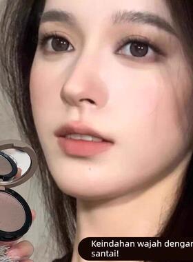 徒手捏鼻！水泥灰鼻影修容盘哑光棕调消种立体单色收缩眼影修饰女