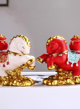 吉祥物装饰品伴手礼国潮装饰摆件