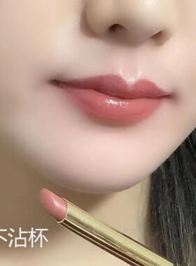 水口红不沾杯牌不掉色胡萝卜滋润防持LOK久不脱色大正品易官方店