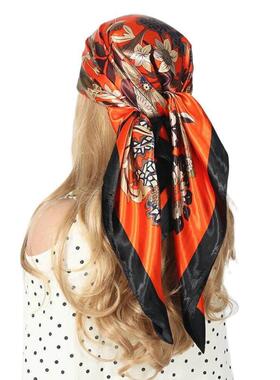 Silk Hair Scarf Scarftop Women Summer Satin Headscarf
