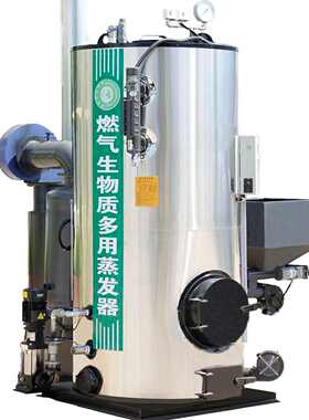 厂家商用蒸汽锅炉 1T立式燃气燃生物质颗粒蒸汽发生器燃油蒸发器