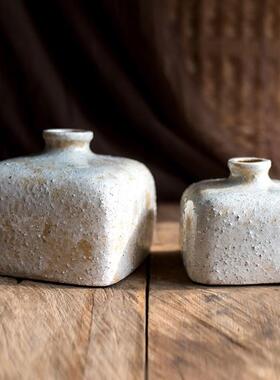 手工艺术 仿古做旧陶罐花瓶花器花插 风格中式美式日式