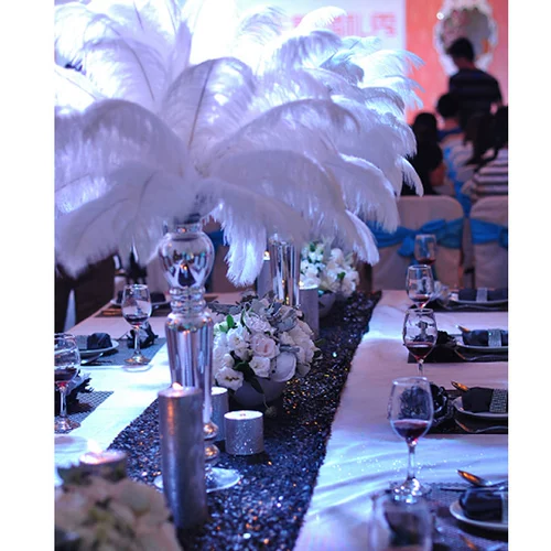 45-50 см. Острих сцены сцены свадьба свадьба счастливое событие ktv Road цитируется столовые цветочные украшения аксессуары цветочные бутылки декоративные перья