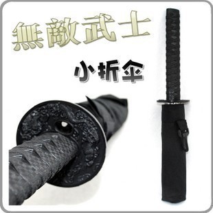 新品現貨 短款武士小刀傘 無敵武士小折傘 強效防風摺疊自動刀傘