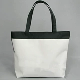 Пустая рука -белая сумка белой доски Черно -белая цвет -Королевая сумка Canvas DIY Сумка для защиты окружающей среды Печата настройка пакета