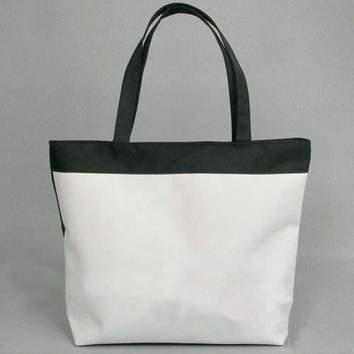 Пустая рука -белая сумка белой доски Черно -белая цвет -Королевая сумка Canvas DIY Сумка для защиты окружающей среды Печата настройка пакета