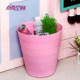 Kitchen trash can without lid household waste paper basket plastic