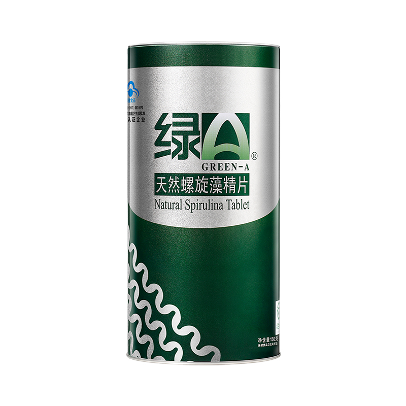 绿a官方旗舰店提高免疫力】绿A天然螺旋藻精片300粒程海湖耐缺氧抗疲劳调节免疫3