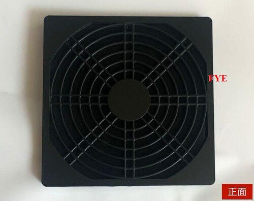 轴流风机防尘网罩 120*120 三合一塑料防尘网12CM散热风扇D27 - 图1