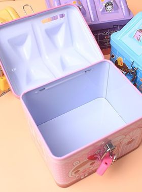 卡通零钱罐金属儿童礼品房子造型