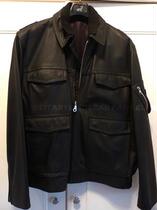 German federal government public hair polizei leather jacket Gr 52