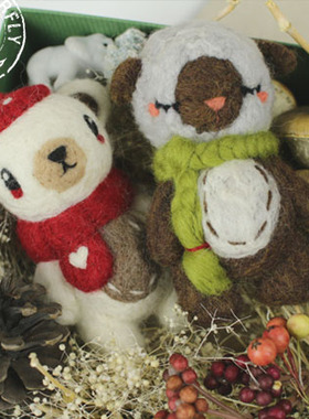 AFTERFLY原创可爱萌软小羊摆件