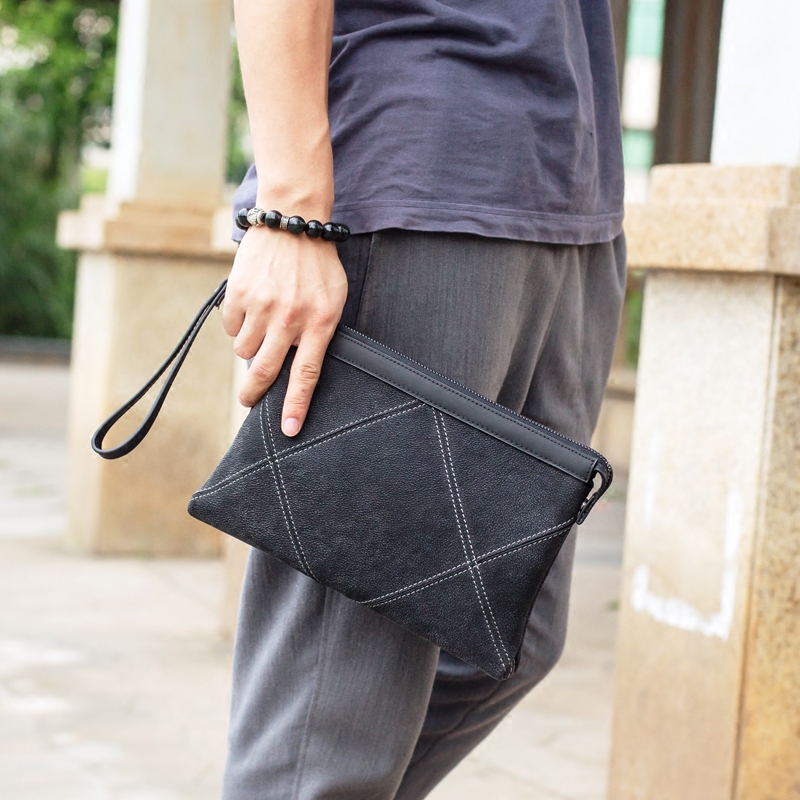 男真皮2020新款时尚手拿包男包 wmnuo男士包袋