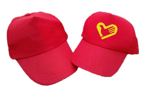 Индивидуальная рабочая кепка волонтерская красная шляпа Реклама бейсбольная команда туристической команды школы волонтерская печать шляпы