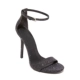 2019 mới hè khóa từ giày cao gót màu đen stiletto gợi cảm hoang dã lưới đỏ sequin sandal nữ - Sandal
