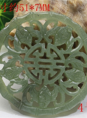 镂空配饰龙凤璎珞汉服玉牌子