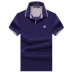 Beth Kai áo thun ngắn tay nam mùa hè mượt mà cotton ve áo hè trẻ trung - Polo áo poloman Polo