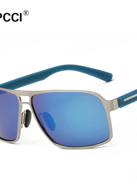 墨镜运动炫彩方框复古风太阳眼镜