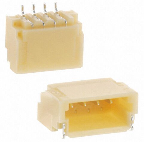 SM04B-SRSS-TB(LF)(SN) 1.0mm间距4pin卧式 全新原装连接器 - 图1