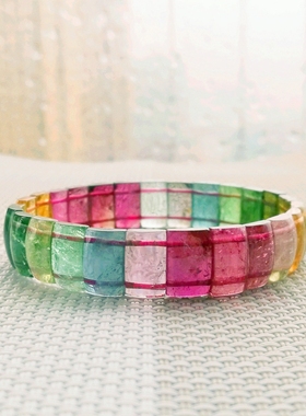 艳丽风玻璃体通透巴西老坑料手镯