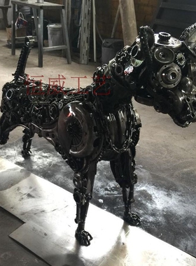 酒吧餐厅工业风金属机械齿轮摆件