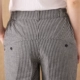 Quần linen nữ chín điểm lỏng lẻo phần mỏng giảm béo hoang dã đàn hồi eo cotton chân harem quần mùa hè sóng mới - Quần Harem các kiểu quần nữ đẹp Quần Harem