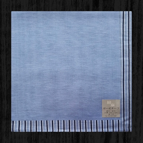 Японский носовой платок, 48см, из хлопка и льна