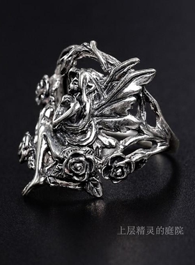 庭院西洋古典艺术花藤与玫瑰花