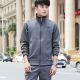 Mùa xuân thể thao trung niên phù hợp với quần áo thể thao nam giản dị mùa xuân và mùa thu quần áo thể thao hai mảnh - Thể thao sau